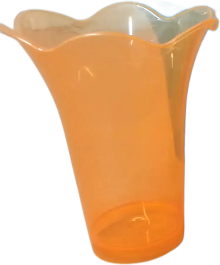 MASTER CUPS turuncu 250 cc kristal tatlı bardağı ve dondurma kasesi (MC-06)
